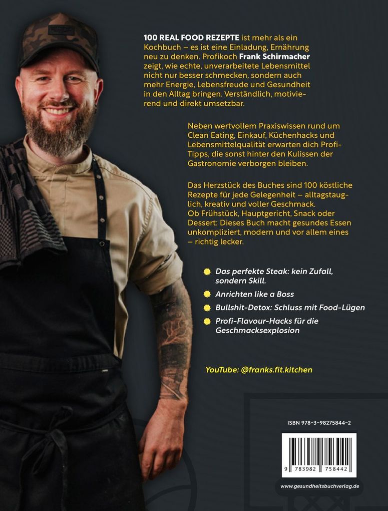 Weitere Ansicht: 100 REAL FOOD REZEPTE | Frank Schirmacher
