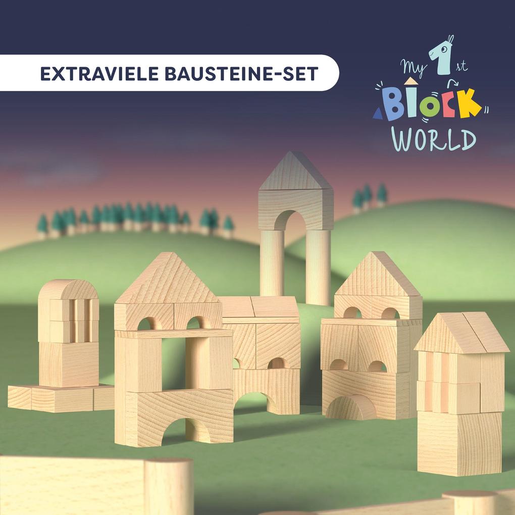 Weitere Ansicht: Extraviele Bausteine-Set | Ines Frömelt