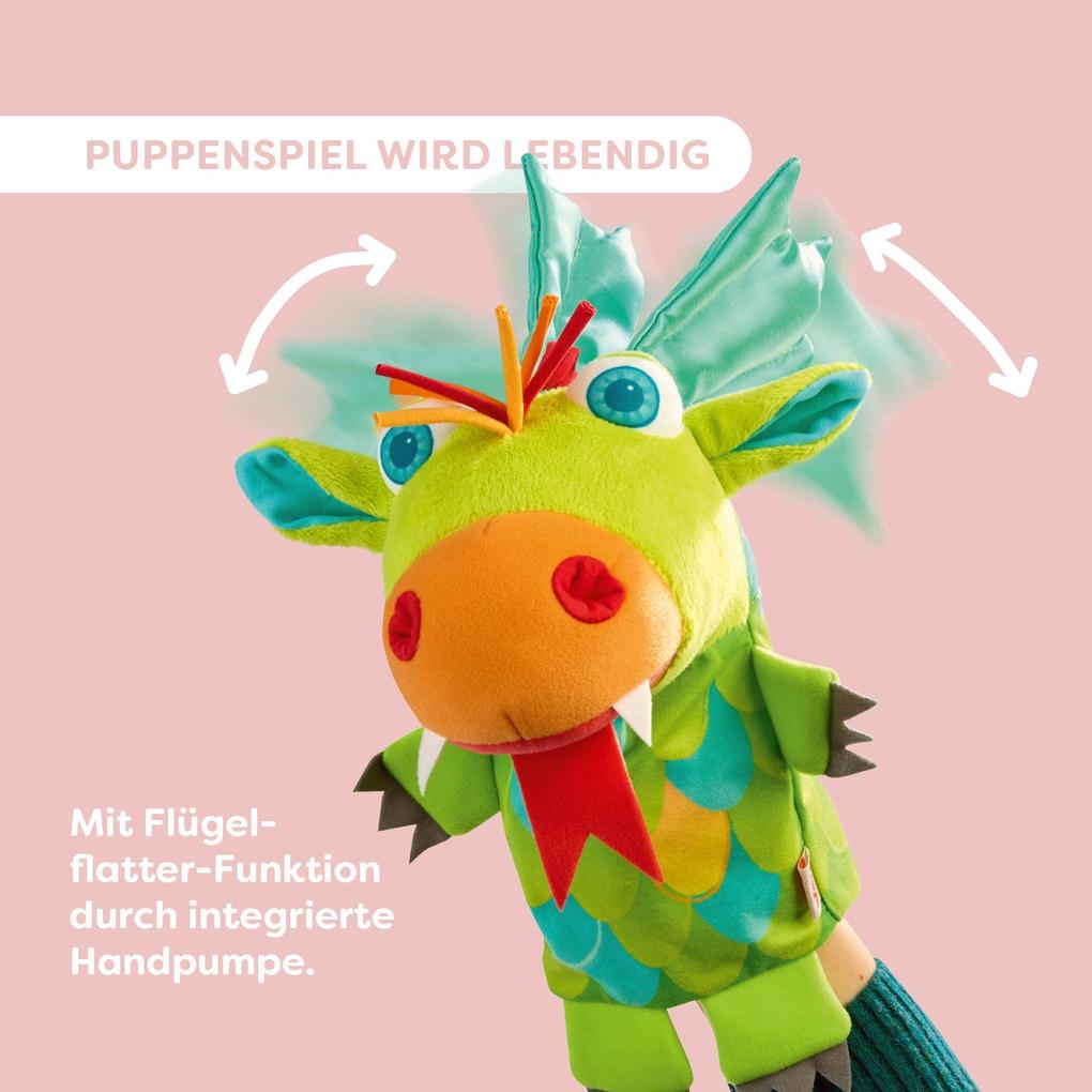 Weitere Ansicht: Handpuppe Drache Motzbert | Mirka Schröder