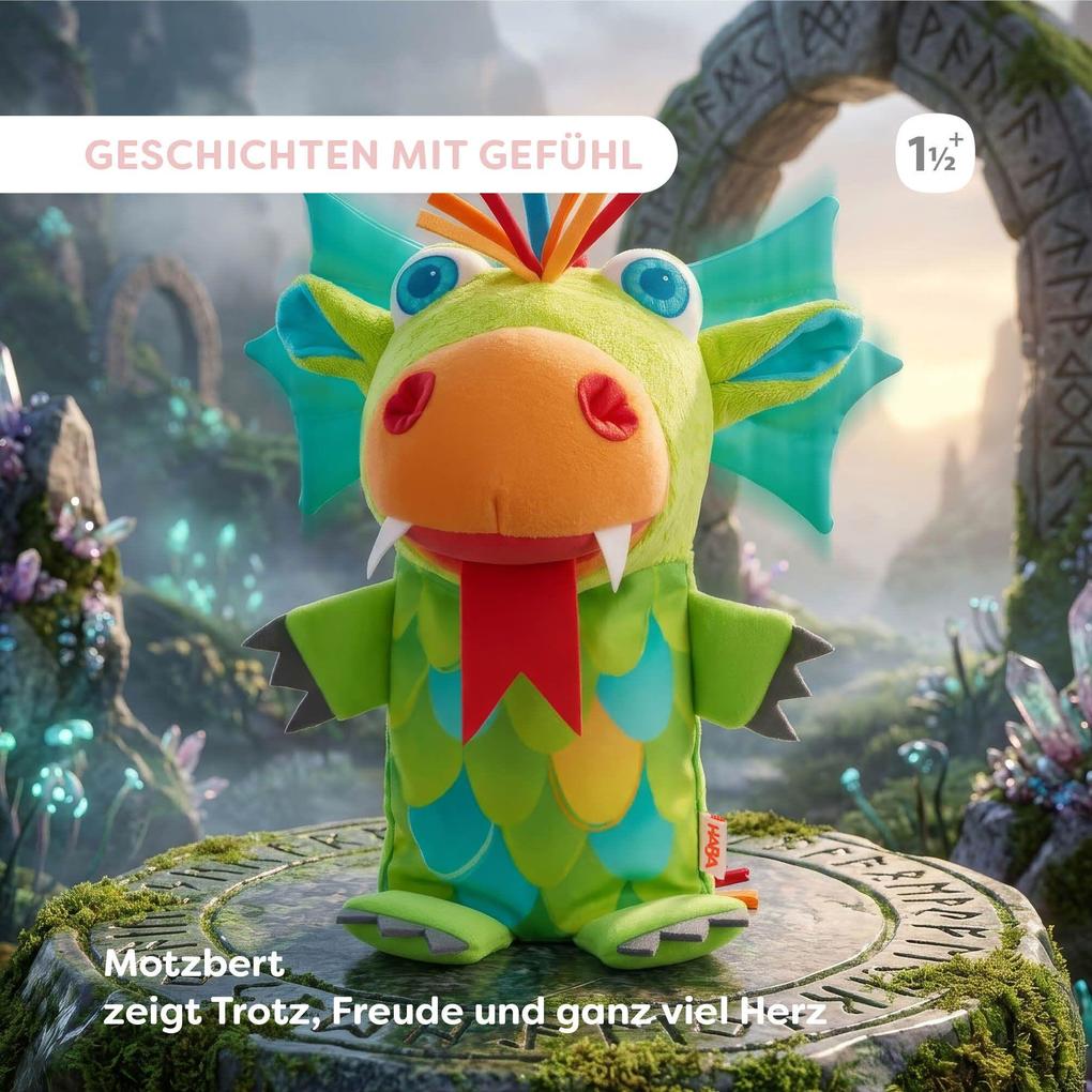 Weitere Ansicht: Handpuppe Drache Motzbert | Mirka Schröder
