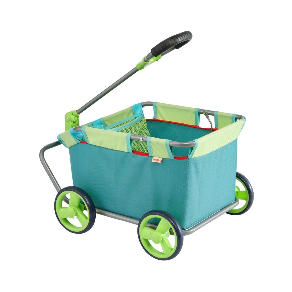 Weitere Ansicht: Puppen-Bollerwagen - Türkis | Mirka Schröder