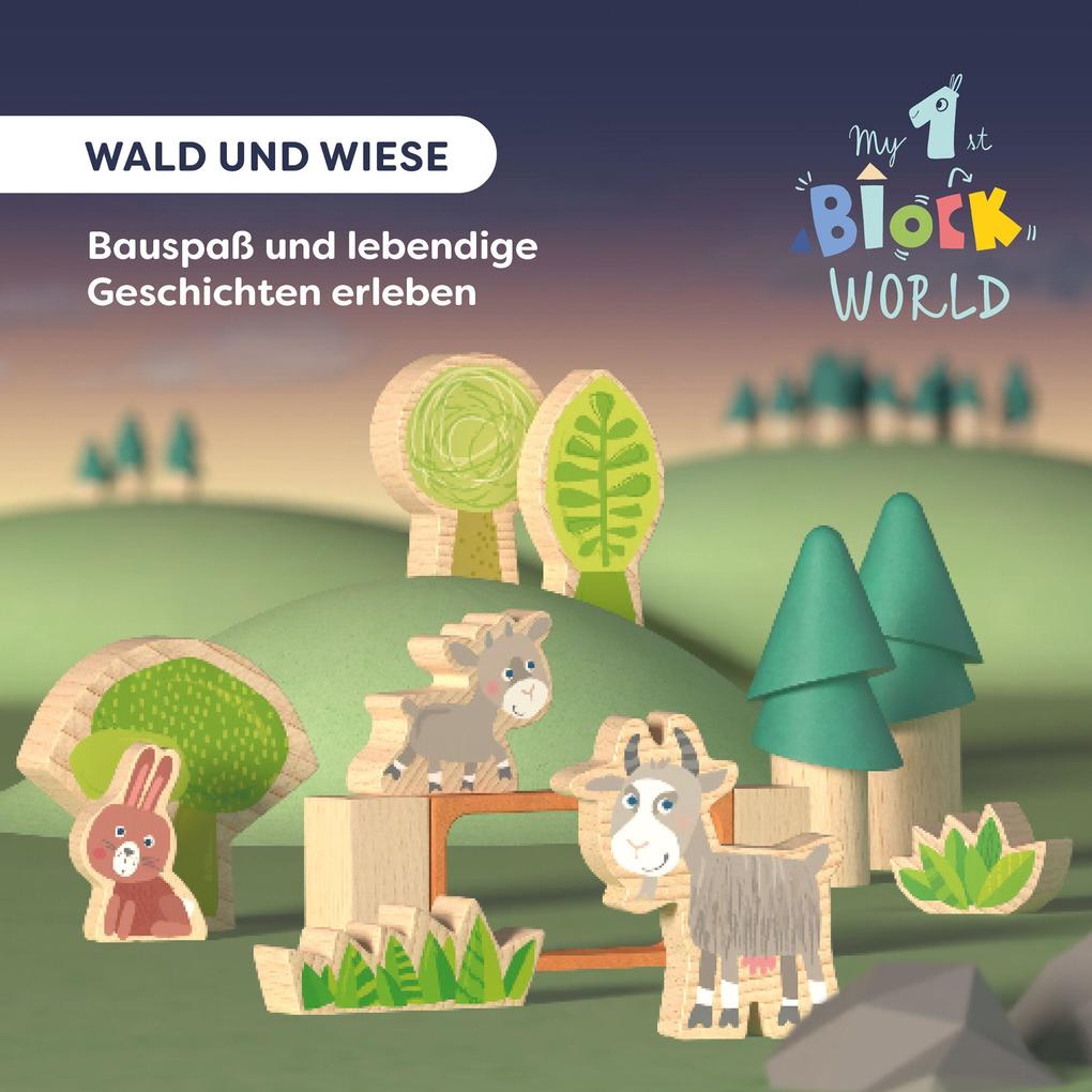 Weitere Ansicht: Meine erste Bausteinwelt - Wald & Wiese | Ines Frömelt