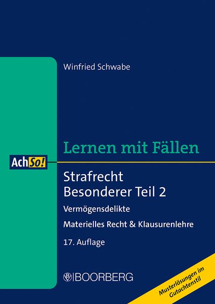 Produktbild: Strafrecht Besonderer Teil 2 | Winfried Schwabe