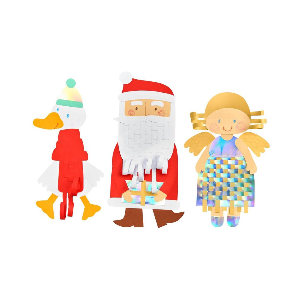 Weitere Ansicht: Bastelset - Papier-Flechten Weihnachten | Mirka Schröder