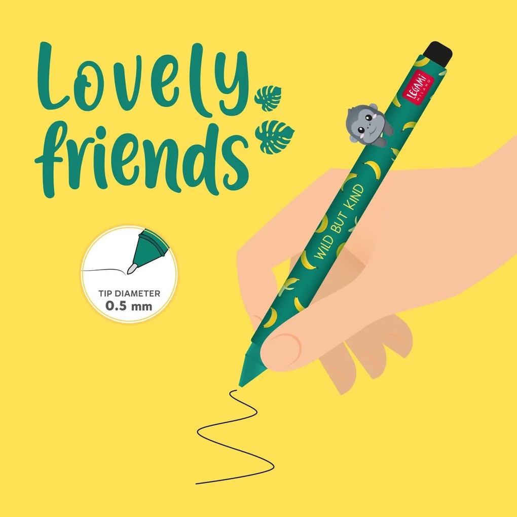Weitere Ansicht: Legami Gelstift Lovely Friends, Gorilla