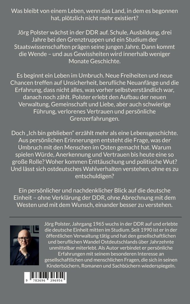 Weitere Ansicht: Ich bin geblieben | Jörg Polster
