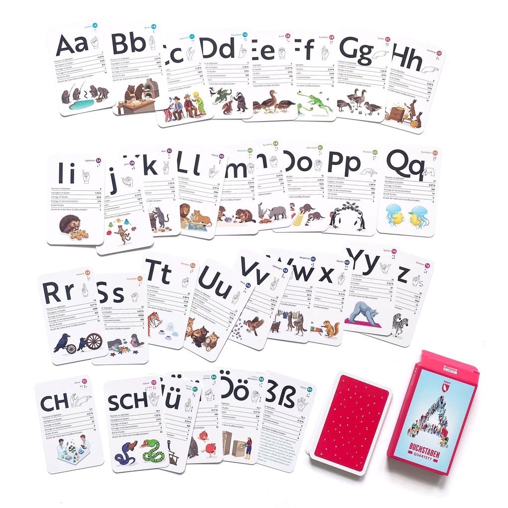 Weitere Ansicht: Buchstaben Quartett