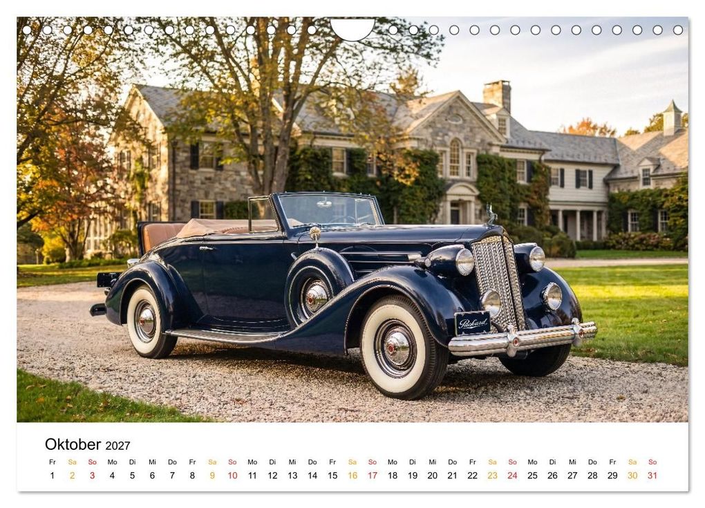 Weitere Ansicht: Klassiker der Eleganz - Meisterwerke des Automobilbaus (Wandkalender 2027 DIN A4 quer), CALVENDO Monatskalender | Christian Müringer, Calvendo