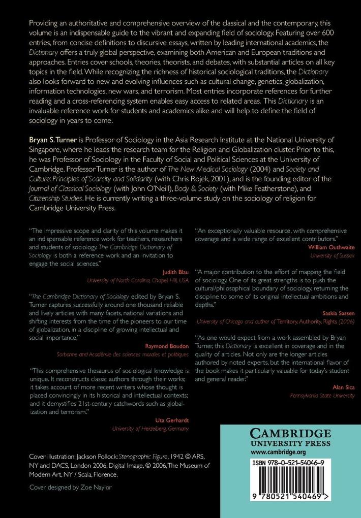 Weitere Ansicht: Cambridge Dictionary of Sociology