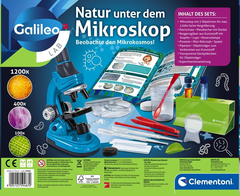 Weitere Ansicht: Natur unter dem Mikroskop (Experimentierkasten)