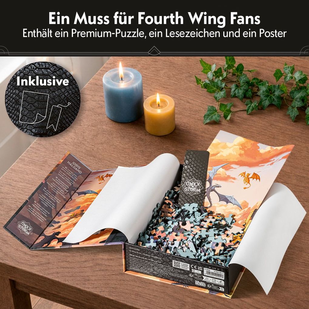 Weitere Ansicht: Erwachsenenpuzzle 500 Teile - Onyx Storm