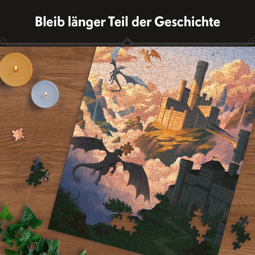 Weitere Ansicht: Erwachsenenpuzzle 500 Teile - Onyx Storm