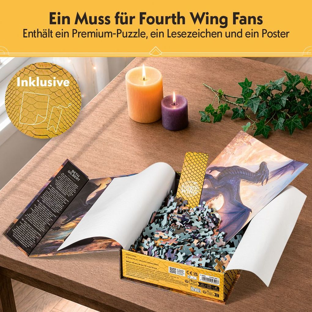 Weitere Ansicht: Erwachsenenpuzzle 500 Teile - Fourth Wing