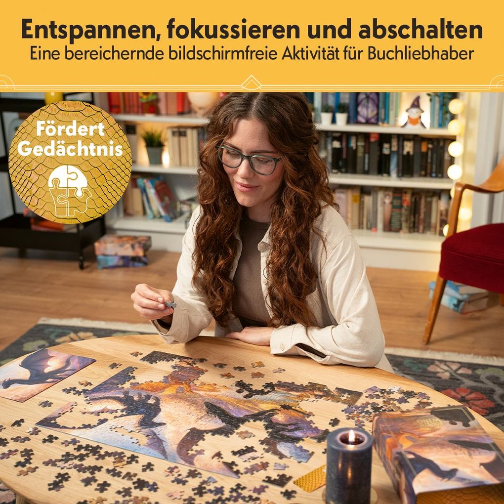 Weitere Ansicht: Erwachsenenpuzzle 500 Teile - Fourth Wing