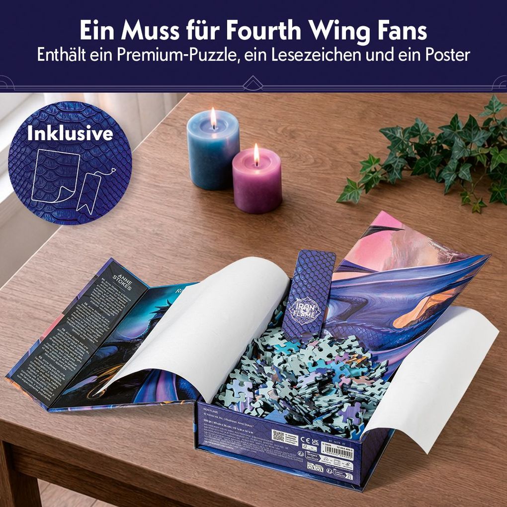 Weitere Ansicht: Erwachsenenpuzzle 500 Teile - Iron Flame