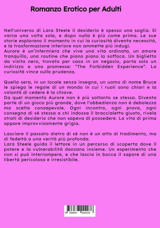 Weitere Ansicht: L'Esperimento Proibito | Lara Steele