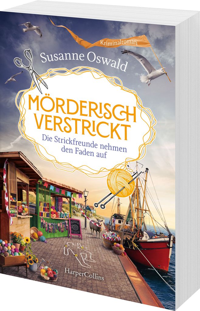Weitere Ansicht: Mörderisch verstrickt. Die Strickfreunde nehmen den Faden auf | Susanne Oswald