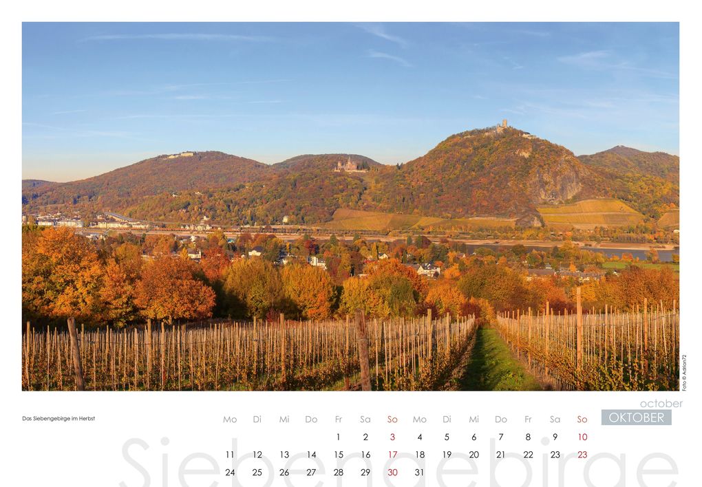 Weitere Ansicht: Kalender Siebengebirge 2027