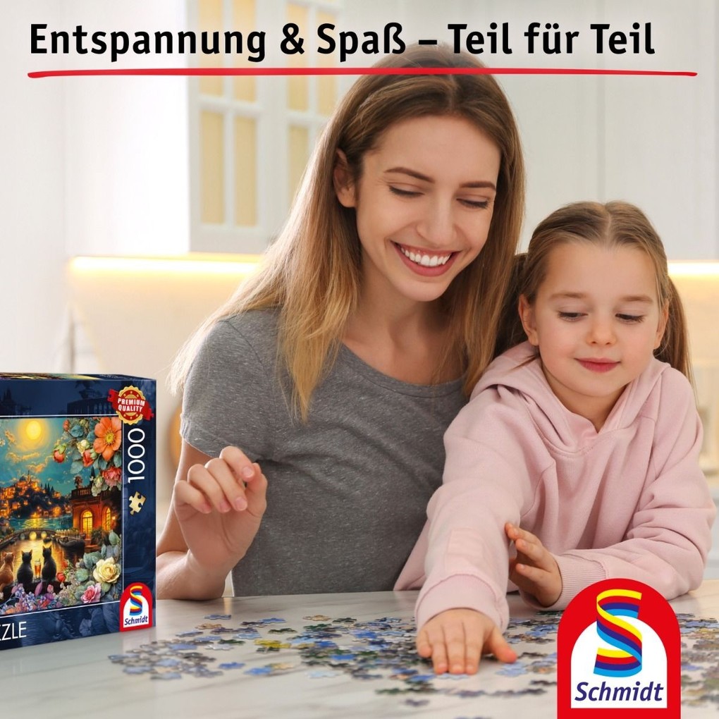 Weitere Ansicht: Trio im Mondlicht - 1000 Teile Puzzle