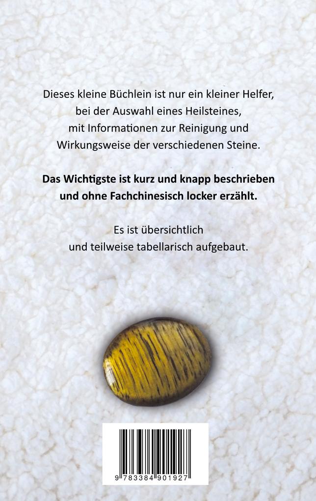 Weitere Ansicht: Heilsteine: Auswahl - Wirkung - Reinigung | Martina Saefkow