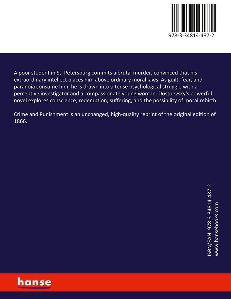 Weitere Ansicht: Crime and Punishment | Fyodor Dostoyevsky, Fjodor M. Dostojewskij