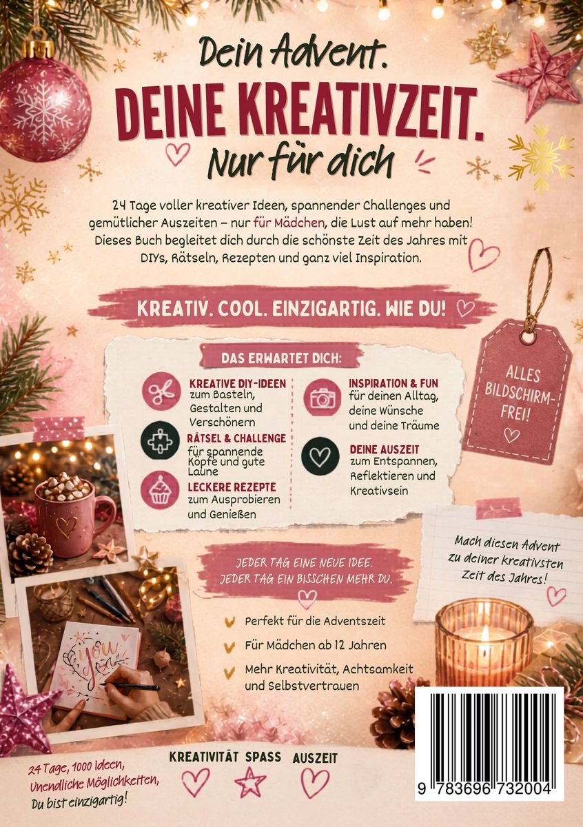 Weitere Ansicht: Das große Advents-Kreativbuch | Leonie Silvermoon