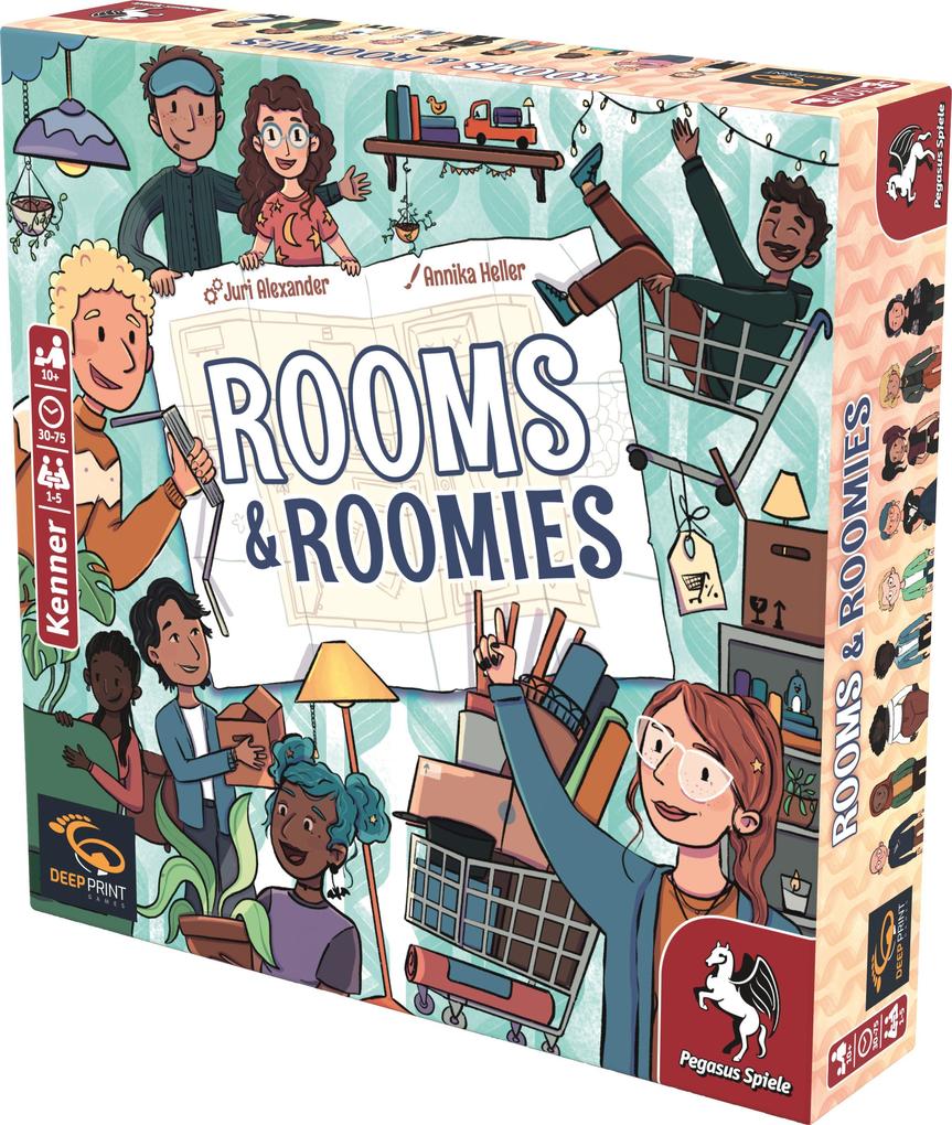 Weitere Ansicht: Rooms & Roomies (Deep Print Games)