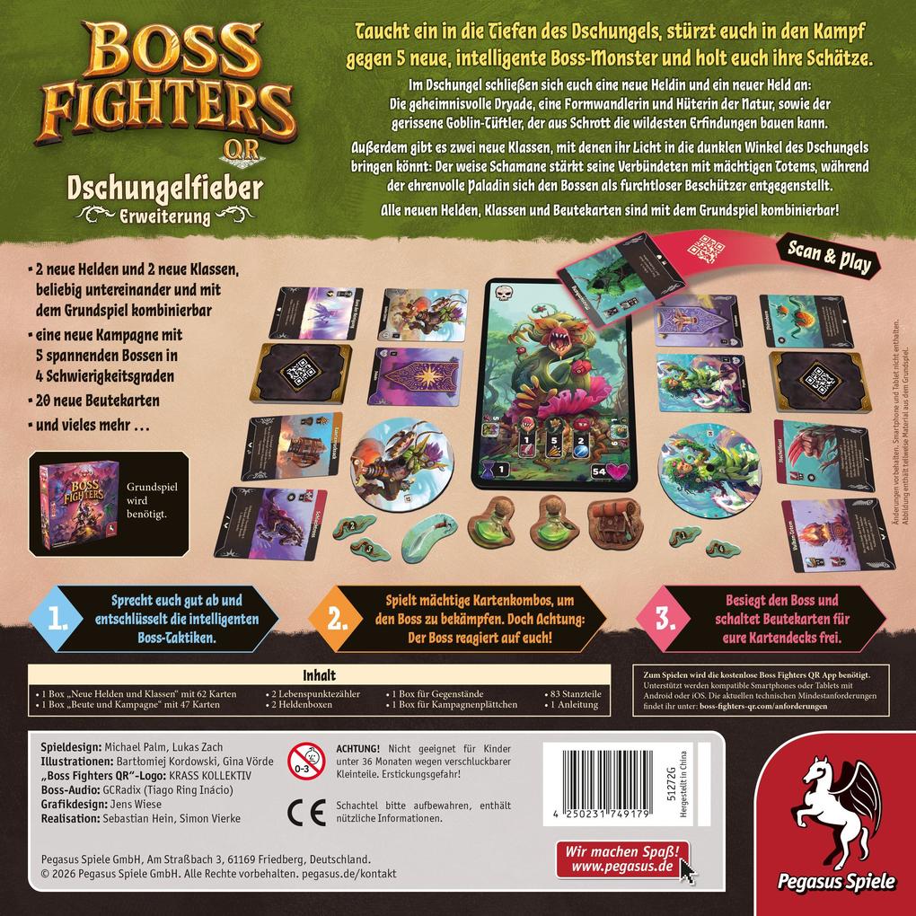 Weitere Ansicht: Boss Fighters QR: Dschungelfieber [Erweiterung]
