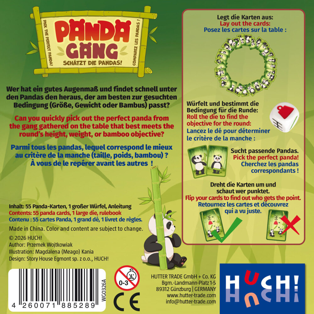 Weitere Ansicht: HUCH! - Panda Gang | Przemek Wojtkowiak, Magdalena Kania