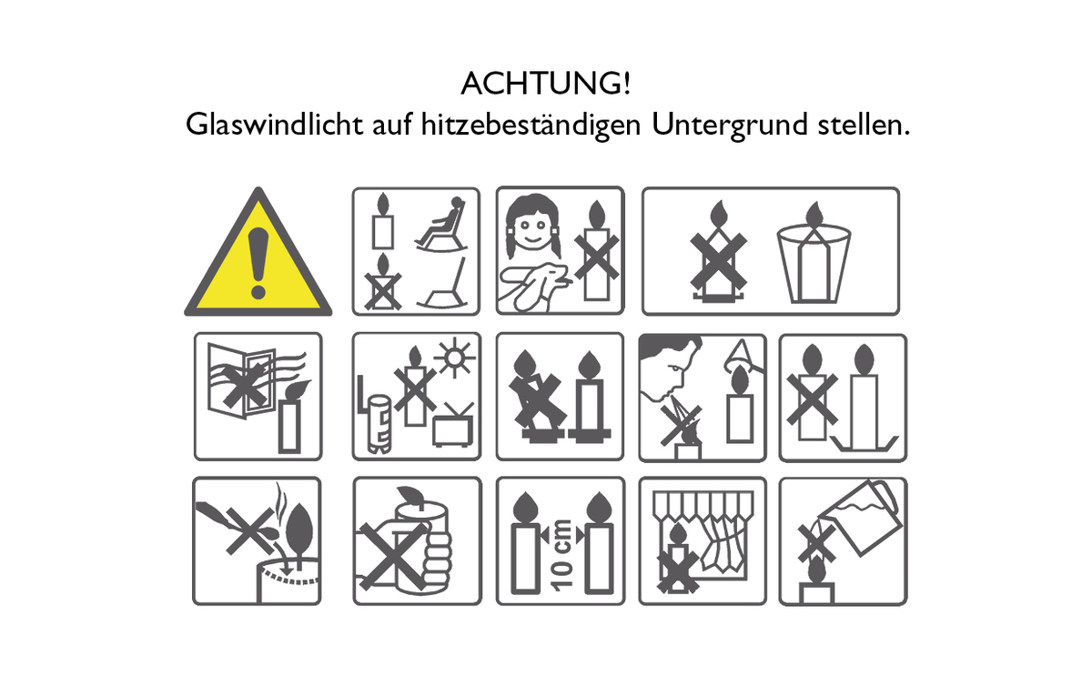 Weitere Ansicht: Windlicht aus Glas - Winterzauber