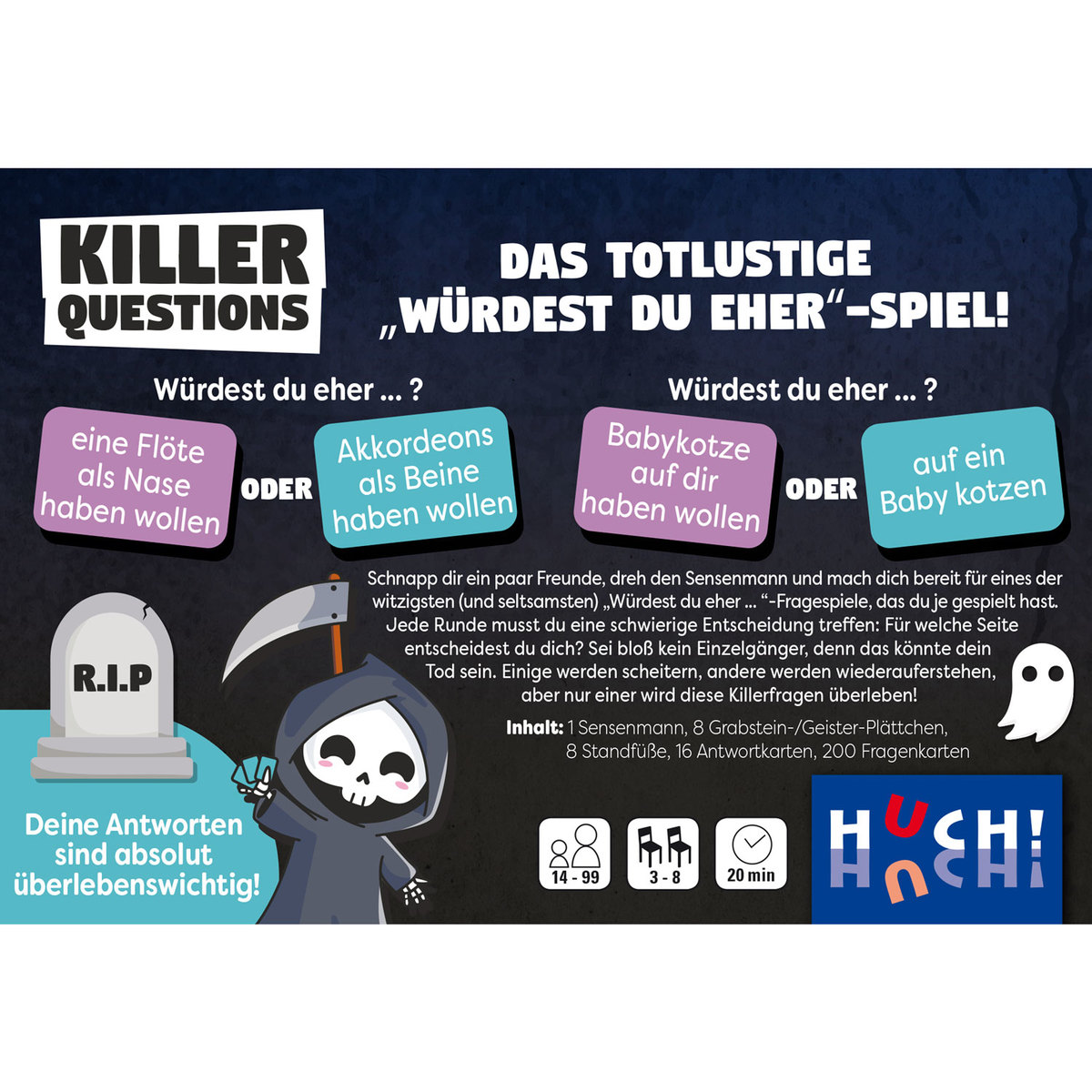 Weitere Ansicht: HUCH! - Killer Questions | John Adams, Ideal