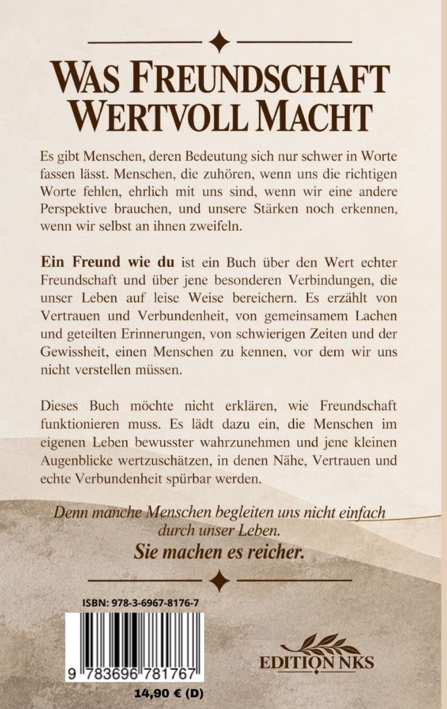 Weitere Ansicht: Ein Freund wie du | Nico K. Schleusener