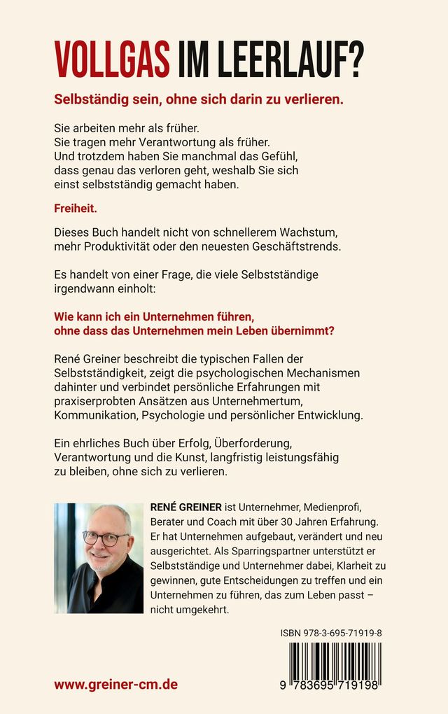Weitere Ansicht: Vollgas im Leerlauf? | Rene Greiner