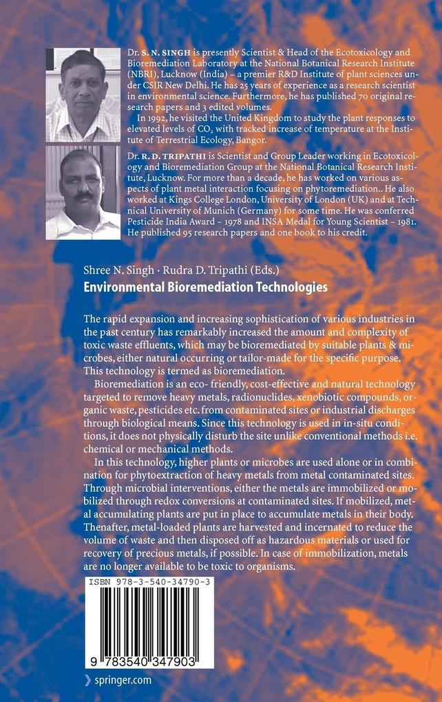 Weitere Ansicht: Environmental Bioremediation Technologies