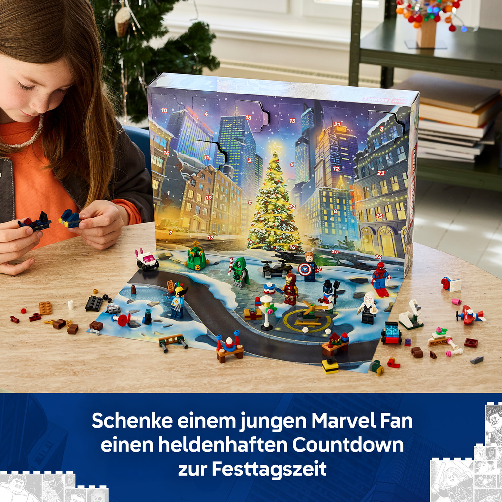 Weitere Ansicht: LEGO® Super Heroes Marvel Adventskalender 2026