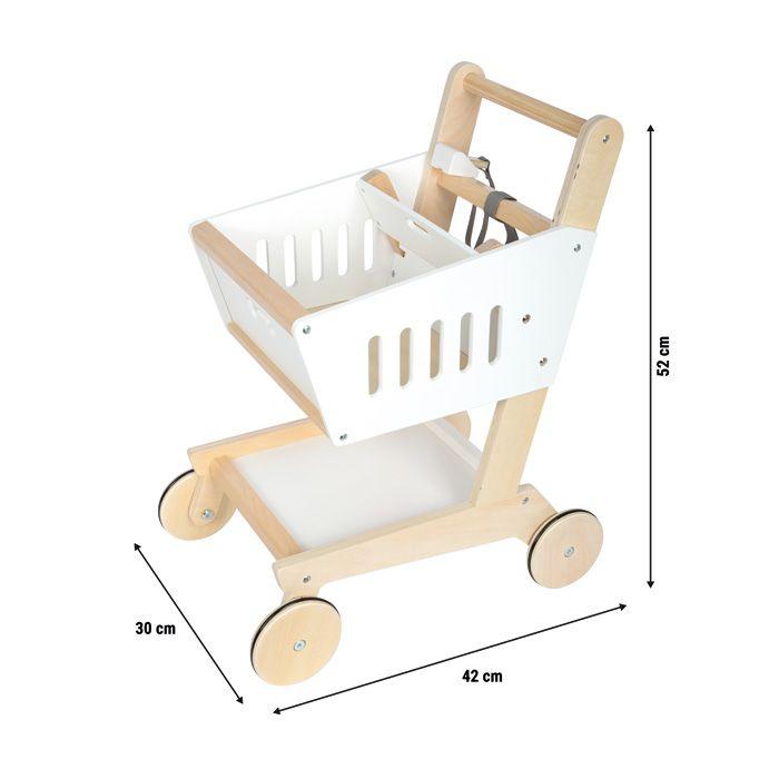 Weitere Ansicht: Einkaufswagen aus Holz "fresh