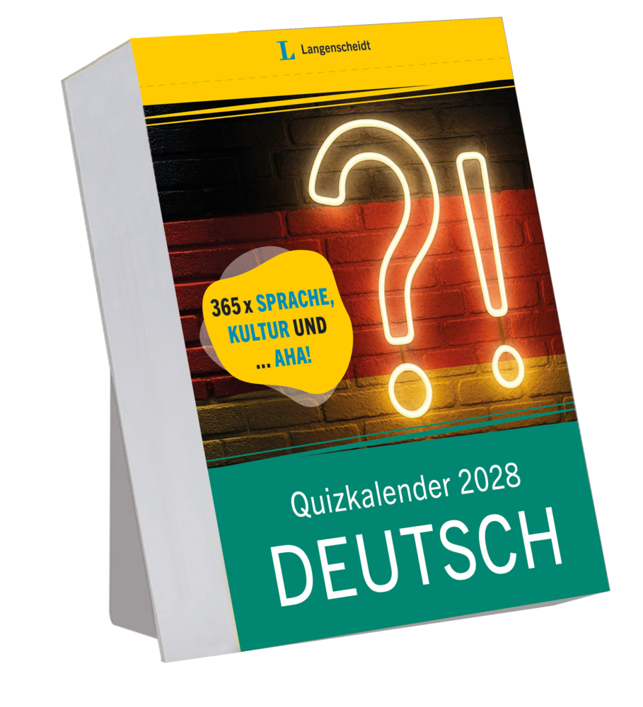 Produktbild: Langenscheidt Quizkalender Deutsch 2028