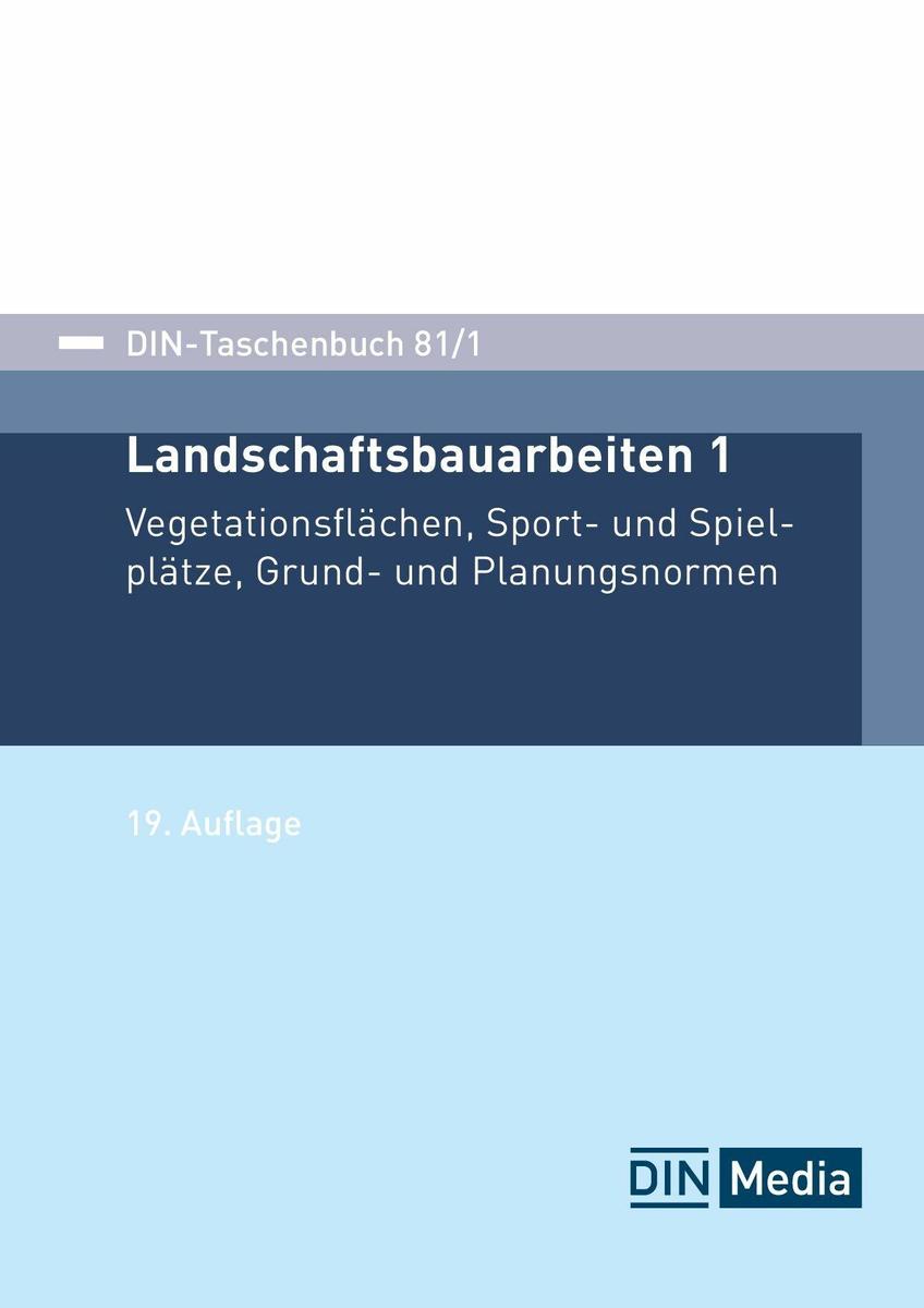 Produktbild: DIN-Taschenbuch 81/1