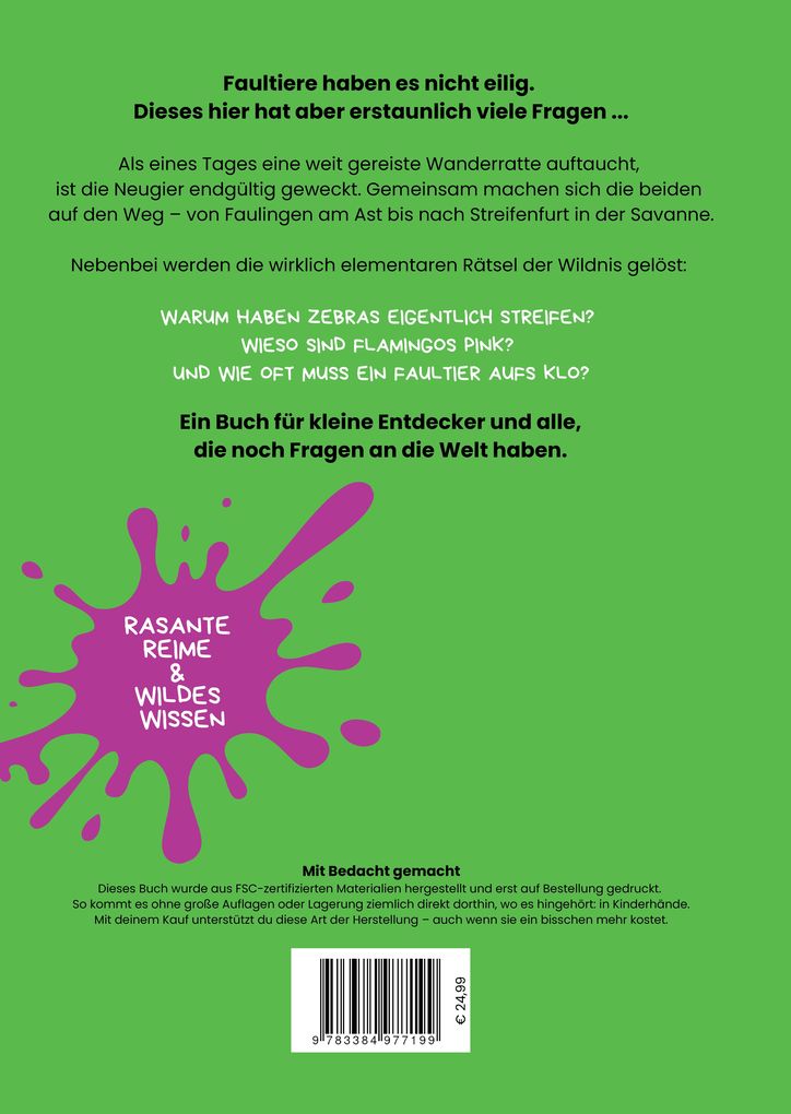 Weitere Ansicht: Das gar nicht Faultier | Jenny Pohl