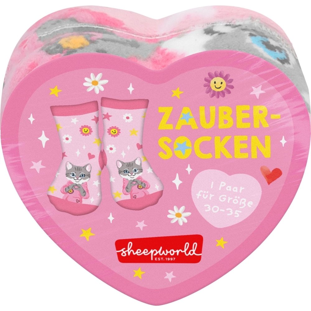 Weitere Ansicht: Zaubersocken Kinder Motiv "Katze"