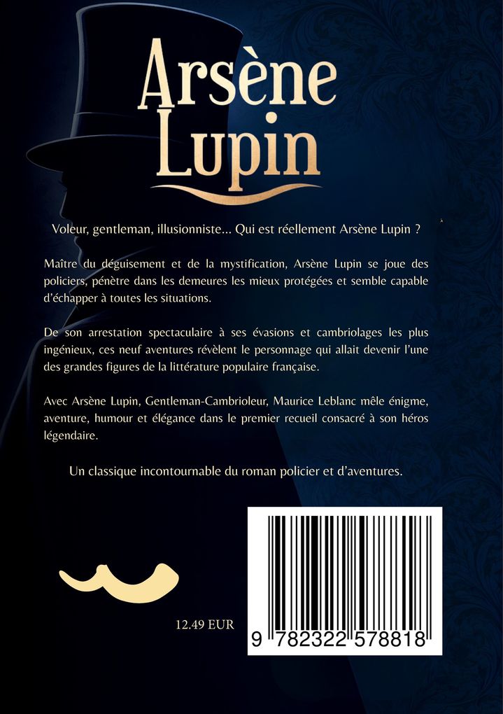 Weitere Ansicht: Arsène Lupin Gentleman-Cambrioleur | Maurice Leblanc