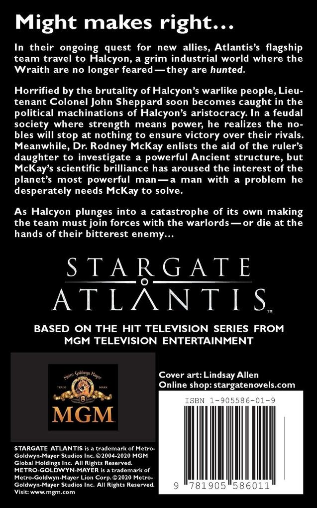 Weitere Ansicht: STARGATE ATLANTIS Halcyon | James Swallow