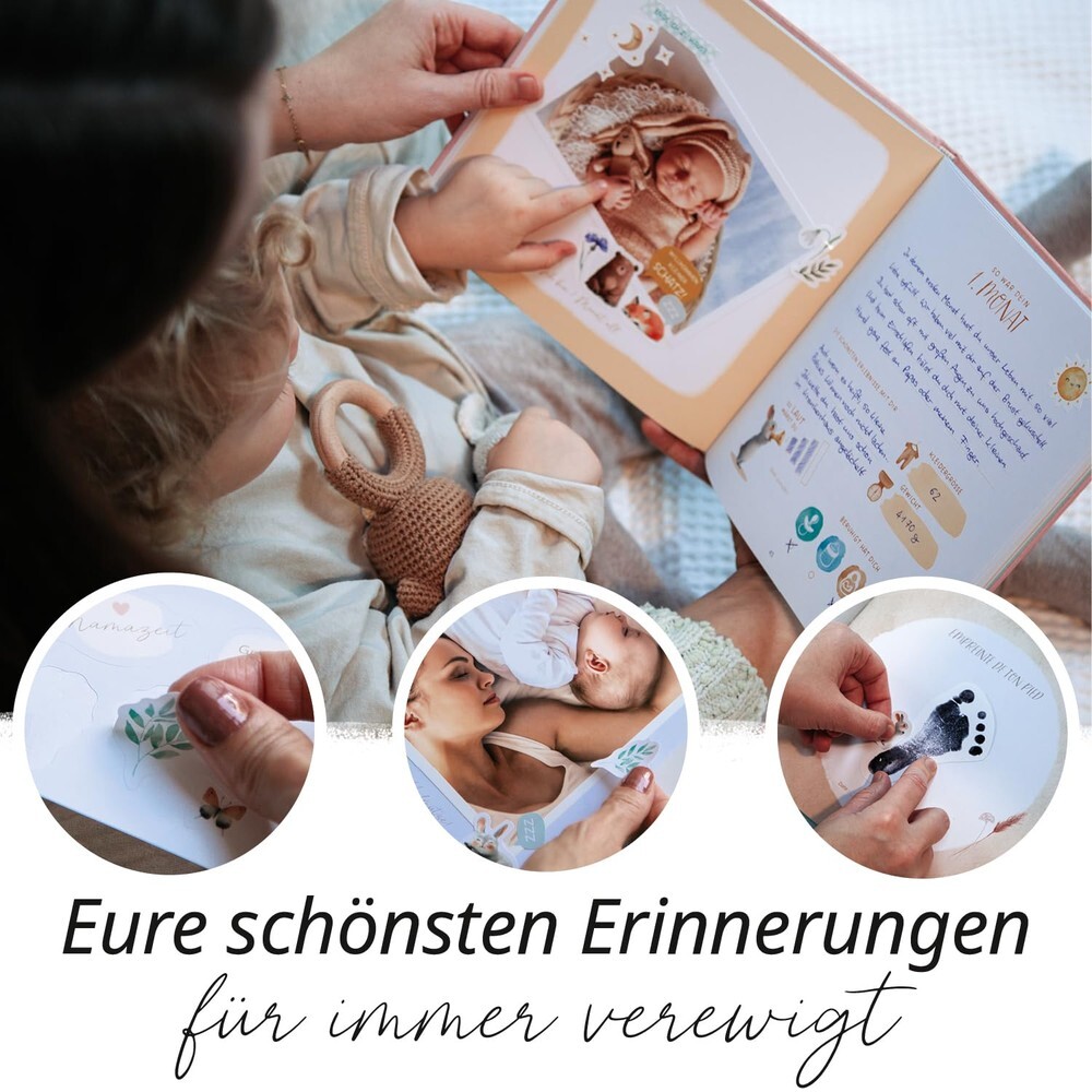 Weitere Ansicht: Babyalbum Klein Rosa