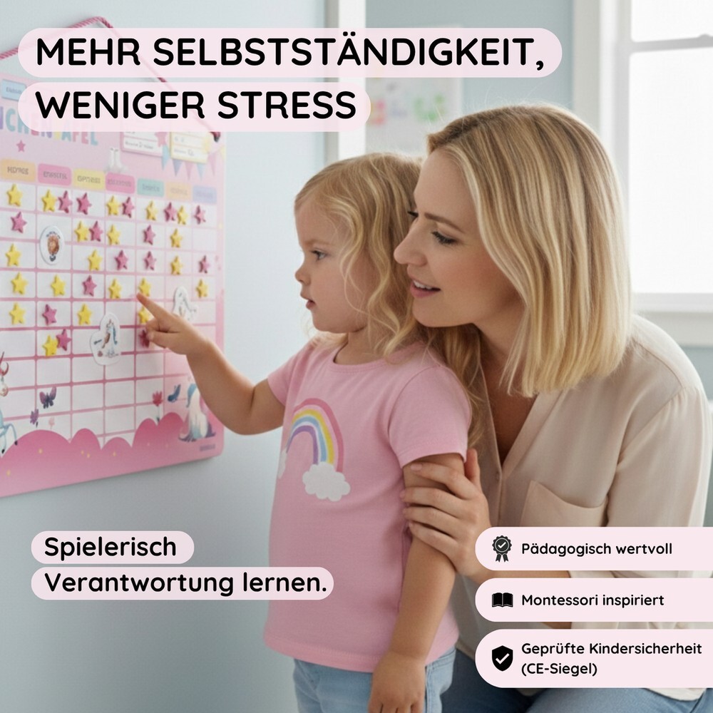 Weitere Ansicht: Belohnungstafel für Kinder Weltraum - Safari