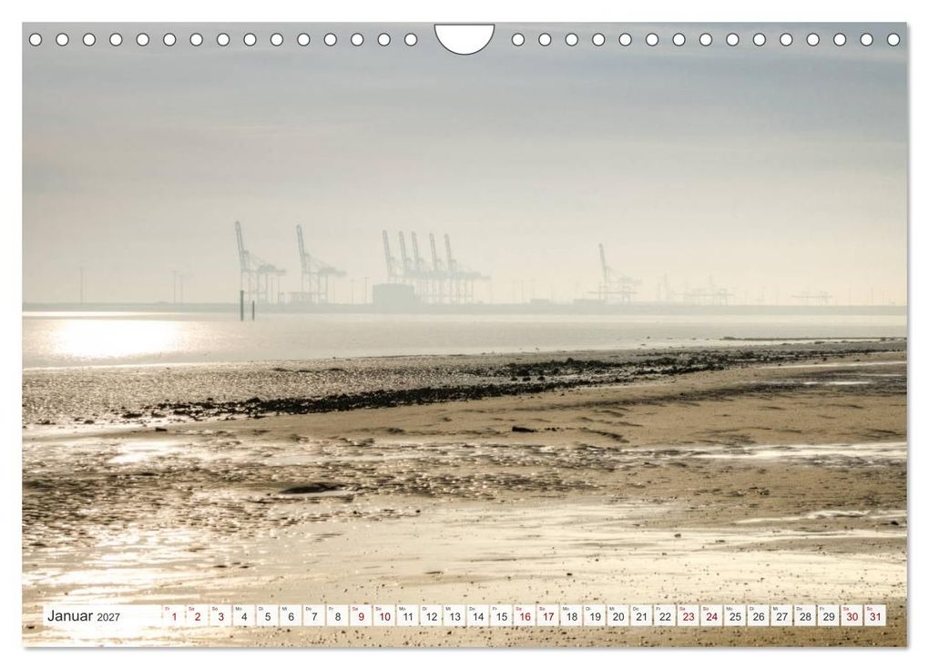 Weitere Ansicht: JadeWeserPort Wilhelmshaven - Maritime Perspektiven am Containerhafen (Wandkalender 2027 DIN A4 quer), CALVENDO Monatskalender | www.geniusstrand.de, Calvendo