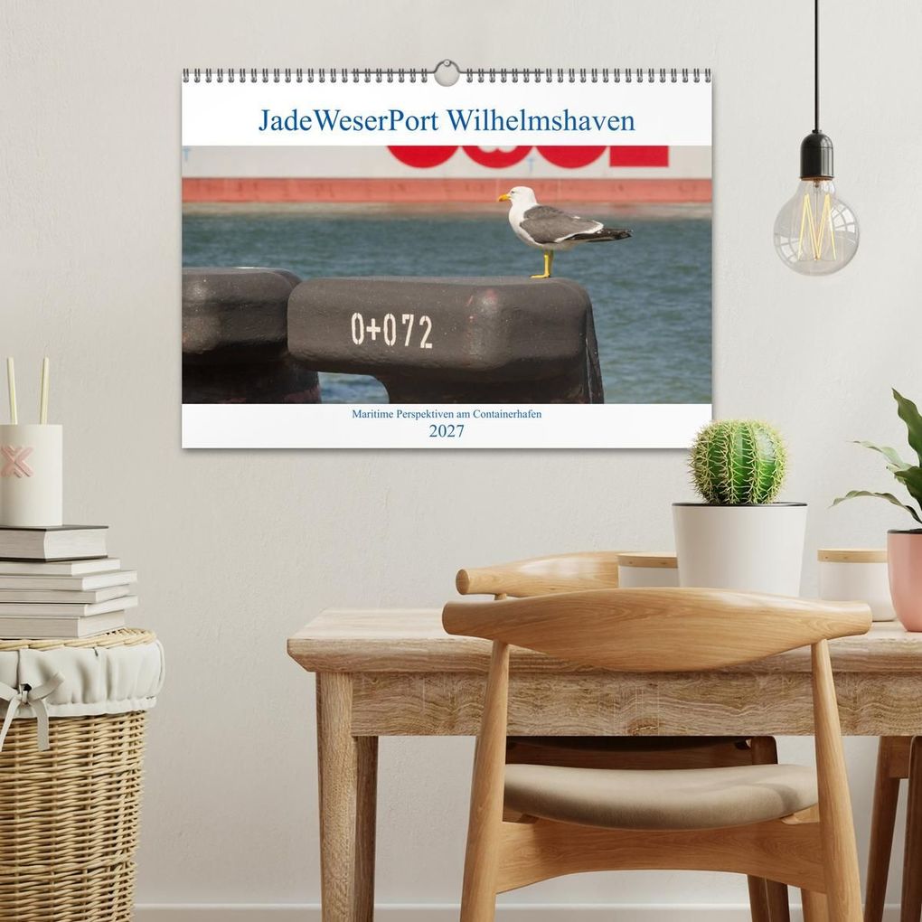 Weitere Ansicht: JadeWeserPort Wilhelmshaven - Maritime Perspektiven am Containerhafen (Wandkalender 2027 DIN A3 quer), CALVENDO Monatskalender | www.geniusstrand.de, Calvendo