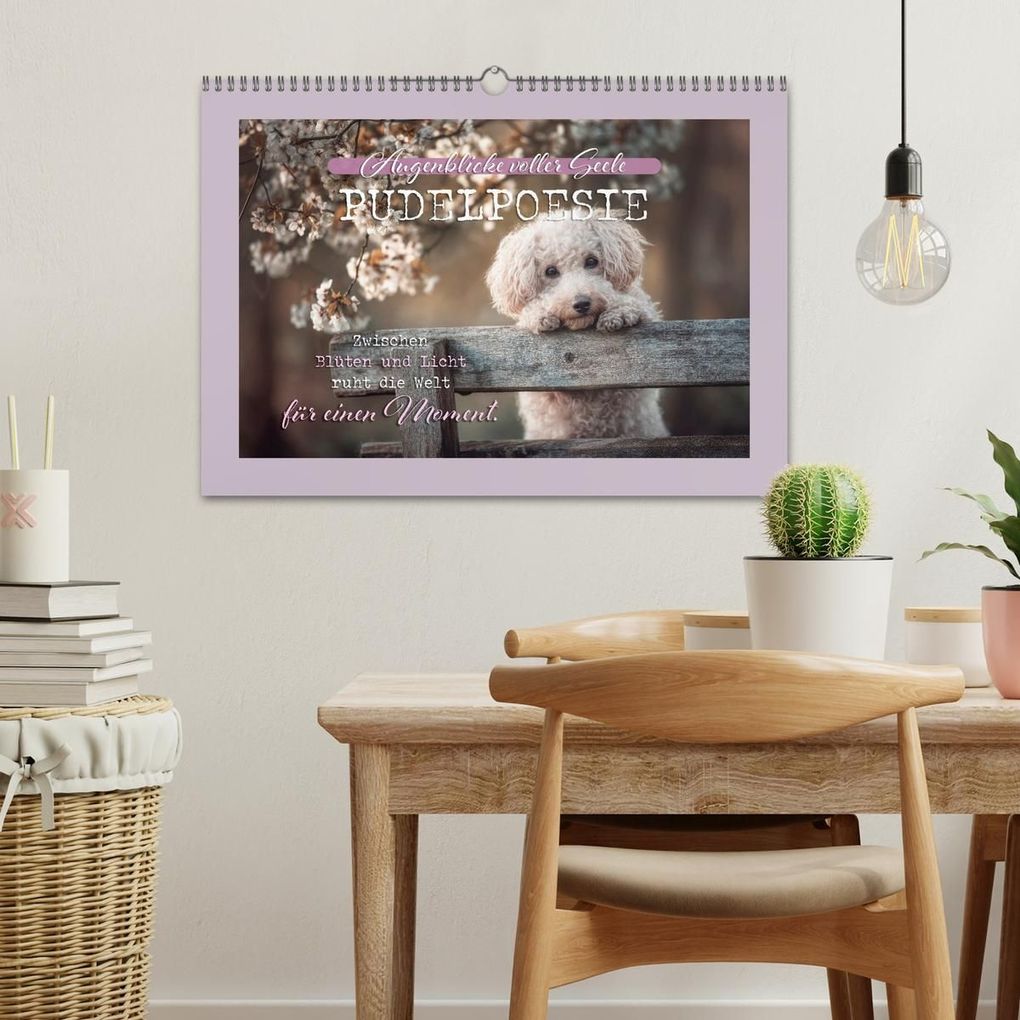 Weitere Ansicht: Pudelpoesie - Augenblicke voller Seele (Wandkalender 2027 DIN A3 quer), CALVENDO Monatskalender | Melanie Viola, Calvendo