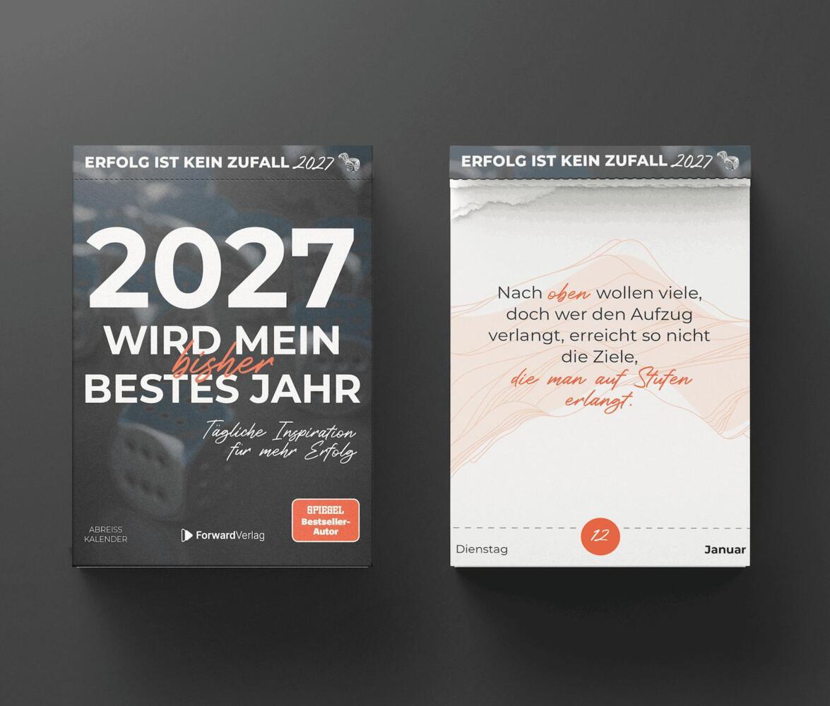 Weitere Ansicht: Abreißkalender 2027 - Erfolg ist kein Zufall | Maurice Bork