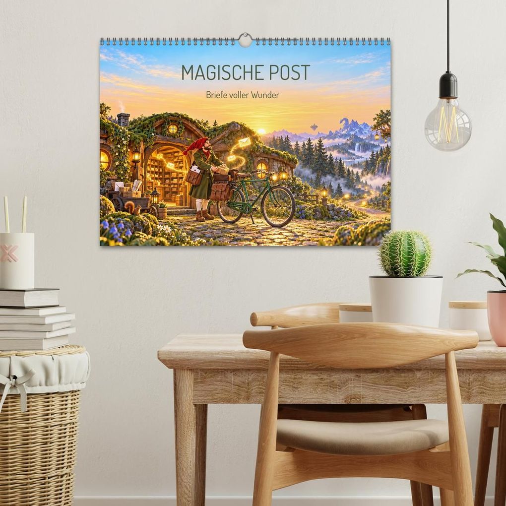 Weitere Ansicht: MAGISCHE POST - Briefe voller Wunder (Wandkalender 2027 DIN A3 quer), CALVENDO Monatskalender | juehust
