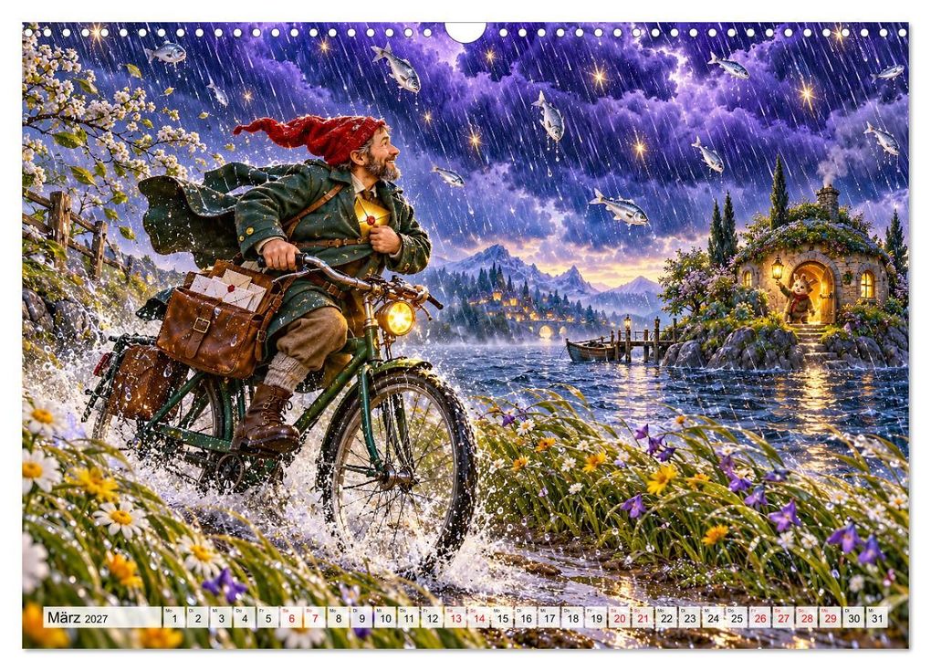 Weitere Ansicht: MAGISCHE POST - Briefe voller Wunder (Wandkalender 2027 DIN A3 quer), CALVENDO Monatskalender | juehust